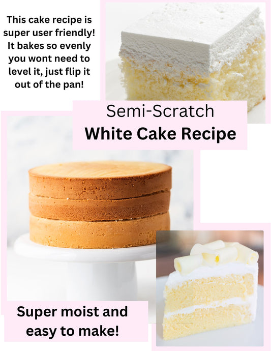 Semi-Scratch White Cake